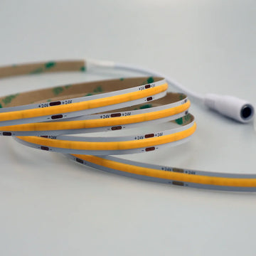 5 Meter 24V LED COB Strip Red IP20 (Power Supply Not Included)