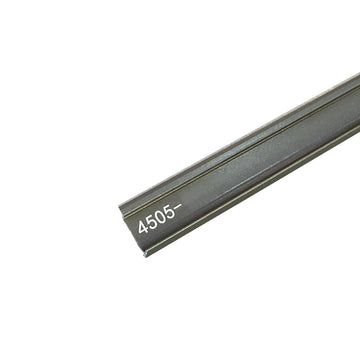 Aluminium Embedded Skirting Trims (2.2 cms height) for 4mm SPC Wall Panels, White Size: 25 x 10 x 3000 mm (Pack of 2)