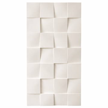 Hard PU Wall Panel – 3D Cubic Tiles – Jade White Size: 1070 x 460 x 25 mm Pack of 2