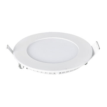 6W Recessed Round LED Mini Panel 120mm diameter (Hole Size 105mm), CE Driver, 90 Lm/Watt, RA 80. CCT Switchable