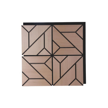 EchoGrid Acoustic Wall Panel - PET + MDF | 610 x 610 x 17 mm Pack of 4