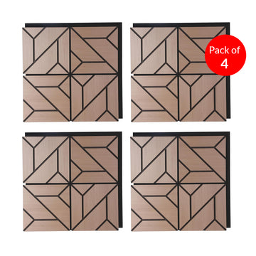 EchoGrid Acoustic Wall Panel - PET + MDF | 610 x 610 x 17 mm Pack of 4