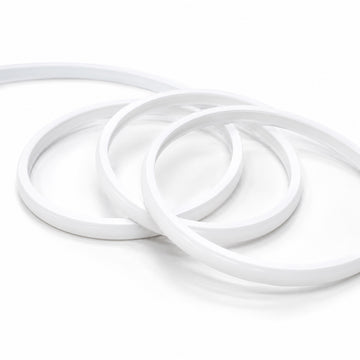 50M FCOB Neon Rope Light Kit, 10W/M, 800Lm/M, 6500K with 1 power cord, 25 Holders and 10 end caps