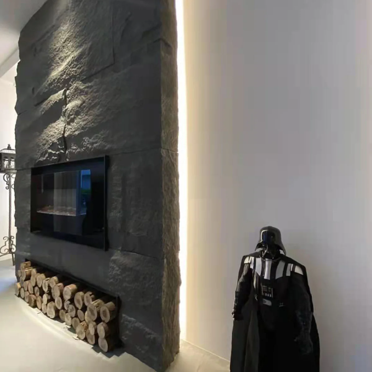 Britwall Black Slate Rock Hard PU Wall Panel – 1200 x 600 mm | Lightweight, Waterproof & Realistic Slate Finish Pack of 2