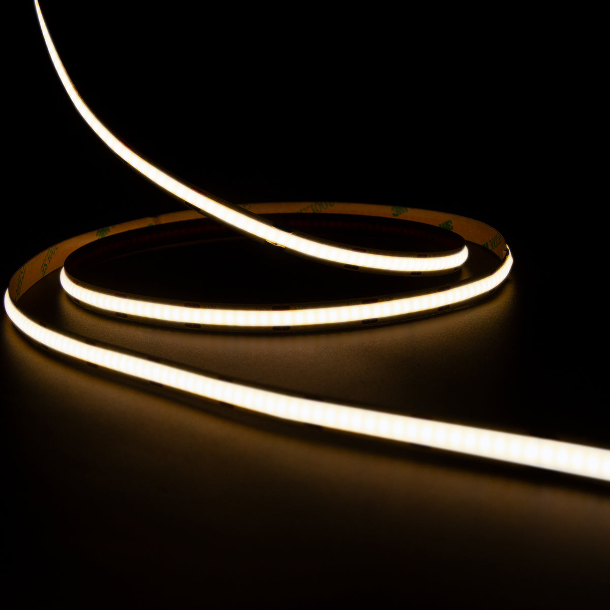 Ener-J COB LED Strip Light Kit 5m 24V 3000K 480 LEDs Per Metre Dimmable UK Plug