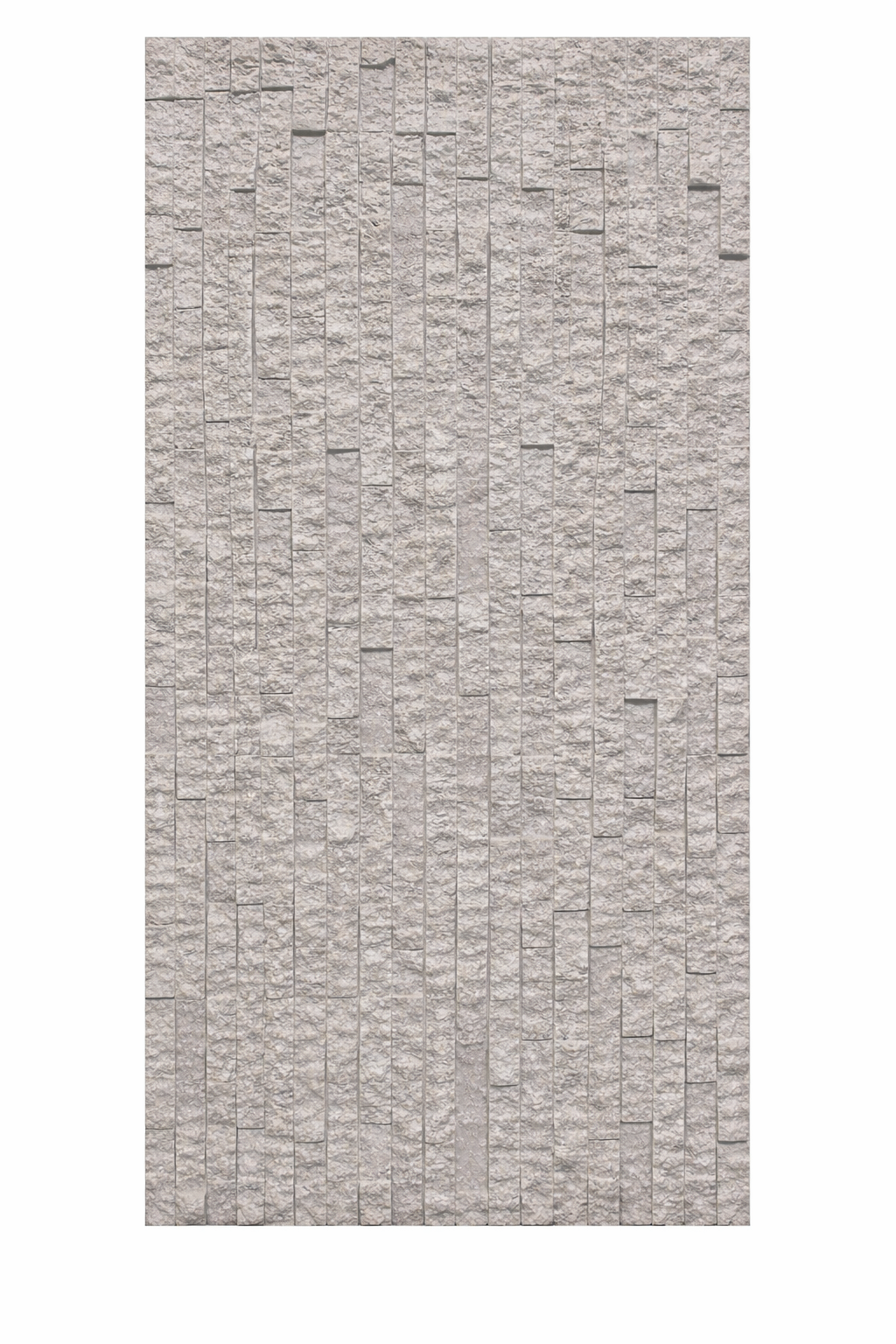 Hard PU Wall Panel –  Stacked Stone Pattern – Jade White Size: 1200 x 600 x 20 mm Pack of 2