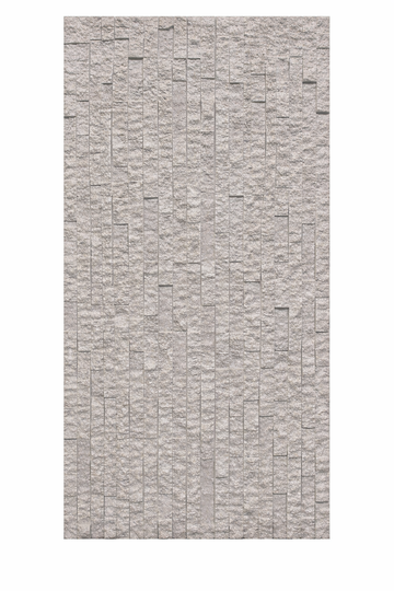 Hard PU Wall Panel –  Stacked Stone Pattern – Jade White Size: 1200 x 600 x 20 mm Pack of 2