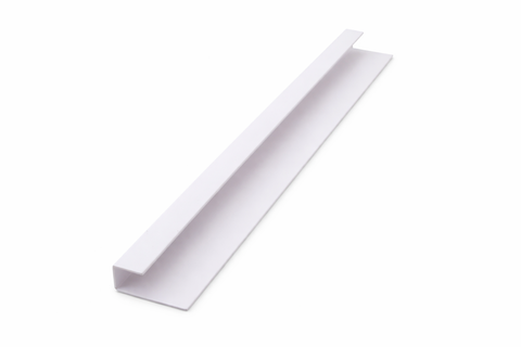 White End Cap Trim‚ 2400 x 10mm | Finishing Profile for Wall Panels & Cladding