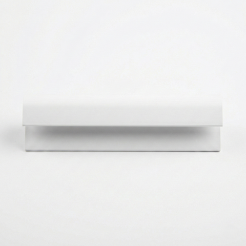White External Corner Trim‚ 2400 x 10mm | Finishing Profile for Wall & Acoustic Panels