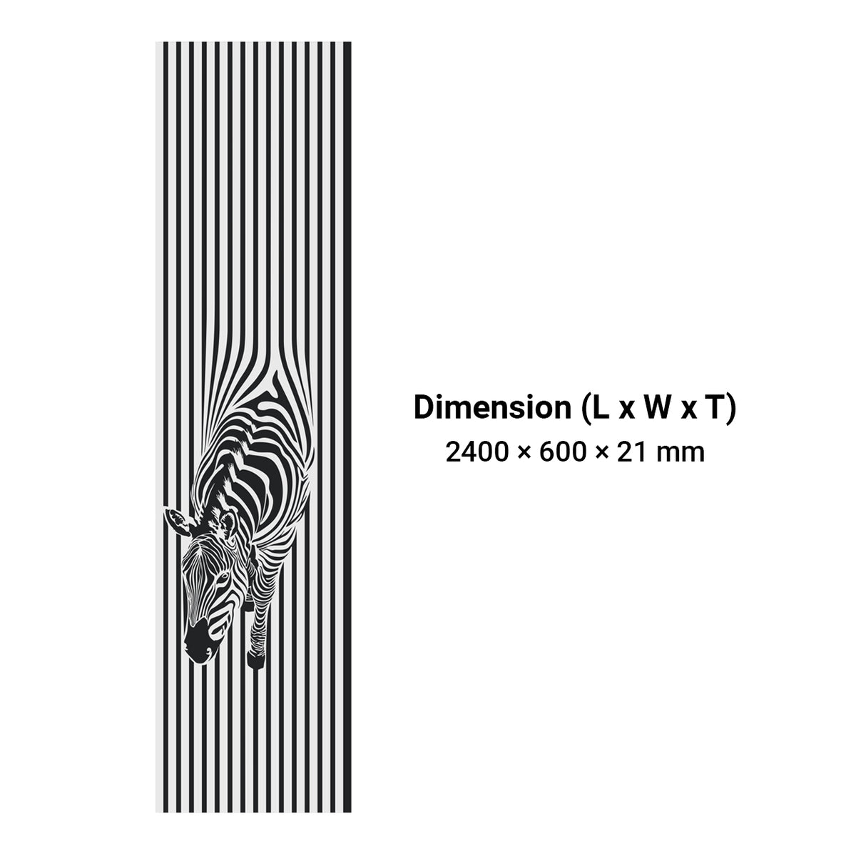 Britwall Acoustic Wall Panel Noise Reducing Textured Light Grey Zebra Slatted Interior Panel 2400x600mm Pack of 2