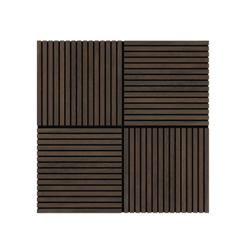 Britwall Acoustic Wall Panel 600x600mm Walnut
