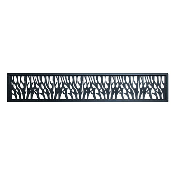 Aluminium Trellis Black Tree design (ProFence)