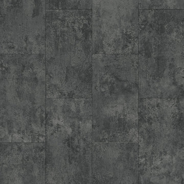 Britwall Pack of 10 Anthracite Marble SPC Tile Flooring 620 x 310mm – 1.95m² Coverage Waterproof Click Lock Vinyl Tiles with IXPE Underlay