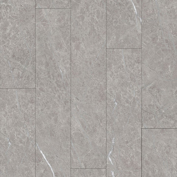 Britwall Pack of 10 Axis Grey SPC Tile Flooring – 1.95m² Coverage Waterproof Click Lock Stone Effect Vinyl Tiles with IXPE Underlay