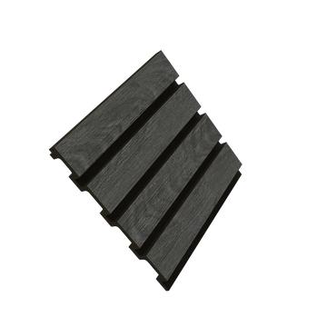 Britwall 4 Slats Wall Panels - Black Wood