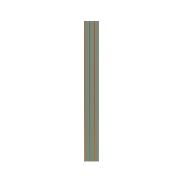 Britwall Curved Slats Wall Panel Duck Egg – Decorative Modern Wall Cladding