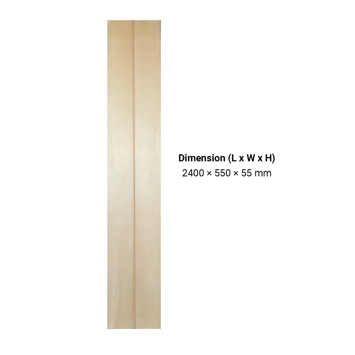 BRITWALL GrandBaguette Wall Panel Suede Gold Luxury Textured Feature Wall Cladding Interior 550x2400x55mm - Pack of 2