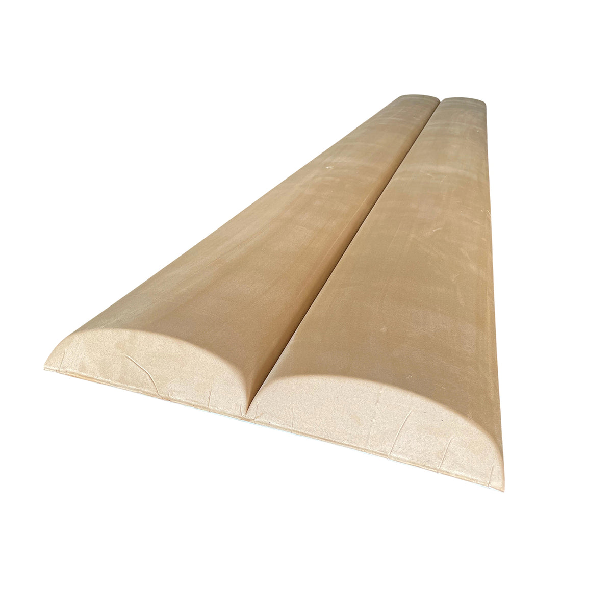 BRITWALL GrandBaguette Wall Panel Suede Gold Luxury Textured Feature Wall Cladding Interior 550x2400x55mm - Pack of 2