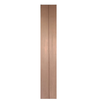 BRITWALL GrandBaguette Wall Panel Espresso Brown Luxury Textured Feature Wall Cladding 550x2400x55mm - Pack of 2