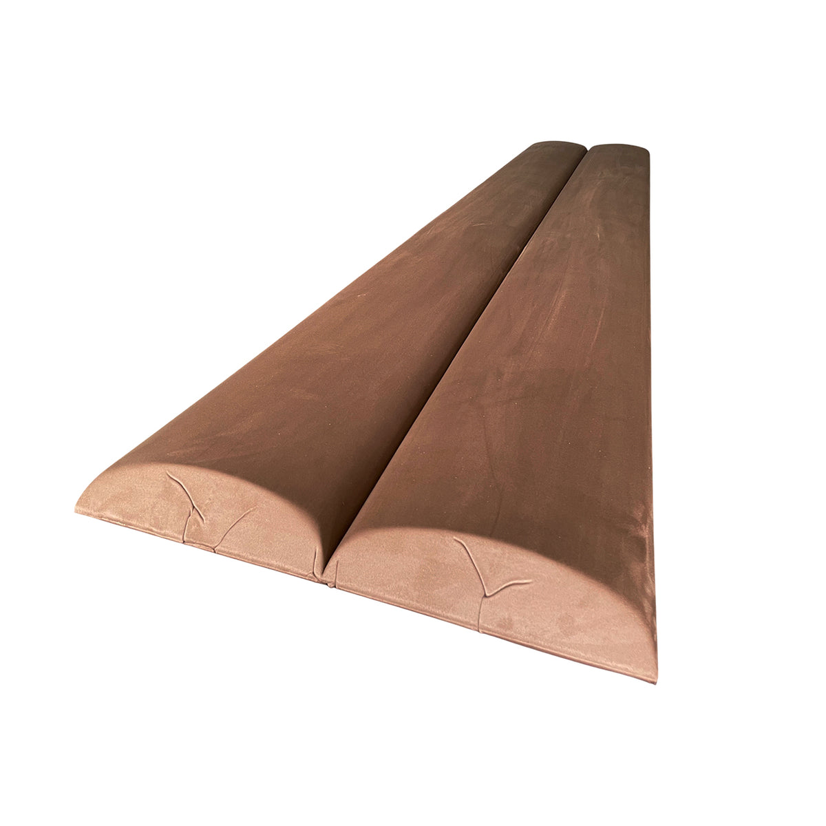 BRITWALL GrandBaguette Wall Panel Espresso Brown Luxury Textured Feature Wall Cladding 550x2400x55mm - Pack of 2