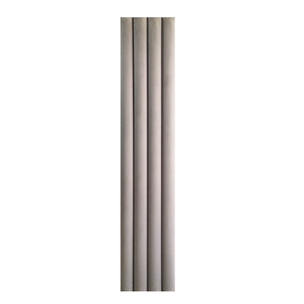 BRITWALL CastleCurve Wall Panel Mink Grey Decorative Feature Wall Panel Interior Cladding 500x2400x45mm - Pack of 2