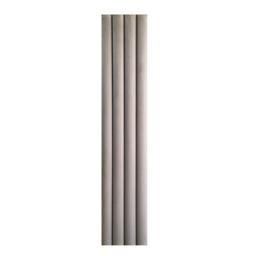 BRITWALL CastleCurve Wall Panel Mink Grey Decorative Feature Wall Panel Interior Cladding 500x2400x45mm - Pack of 2