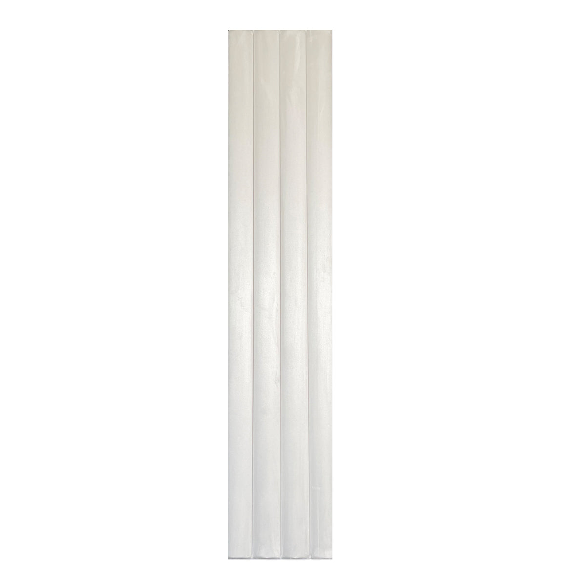 BRITWALL CastleCurve Wall Panel Ivory Silk Decorative Feature Wall Panel Interior Cladding 500x2400x45mm - Pack of 2