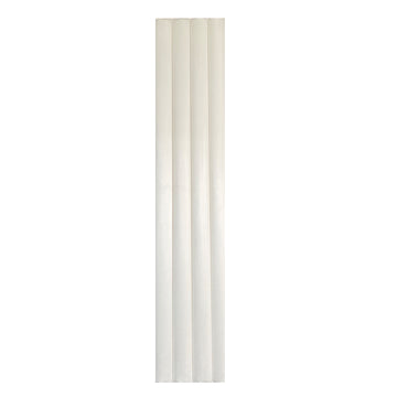 BRITWALL CastleCurve Wall Panel Soft Ecru Mist Decorative Feature Wall Panel Interior Cladding 500x2400x45mm - Pack of 2