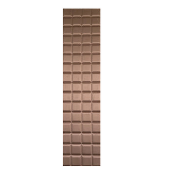 BRITWALL GridForm Self Adhesive Wall Panel Espresso Brown Geometric Feature Wall Cladding 600x2400x20mm - Pack of 2