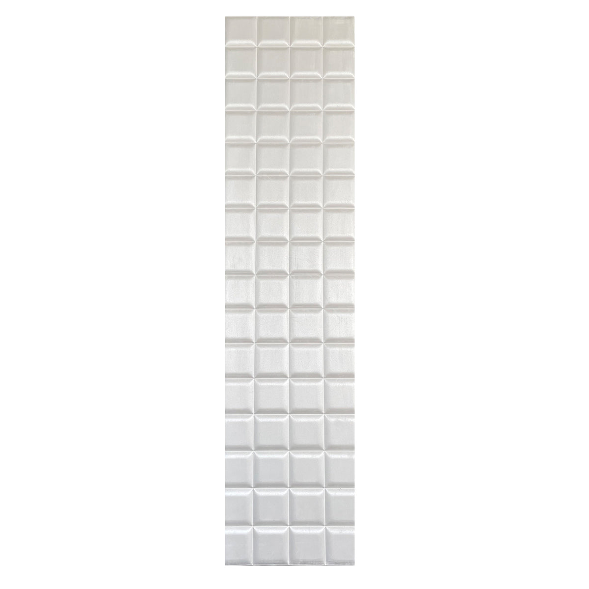 BRITWALL GridForm Self Adhesive Wall Panel Soft Ecru Mist Geometric Feature Wall Cladding 600x2400x20mm - Pack of 2