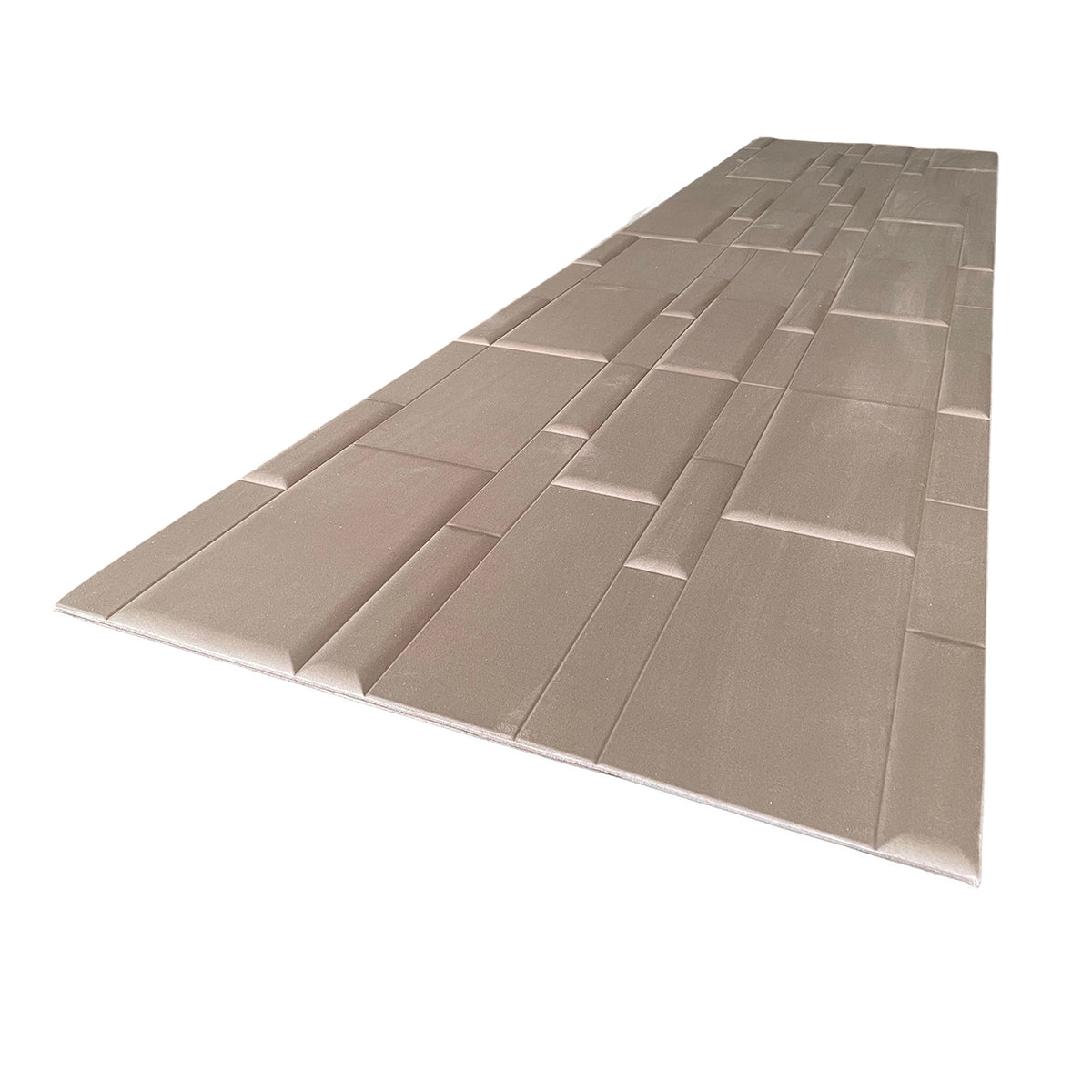 BRITWALL SlimLine Self Adhesive Wall Panel Mink Grey Slim Profile Decorative Interior Feature Wall Cladding 600x2400x12mm - Pack of 2