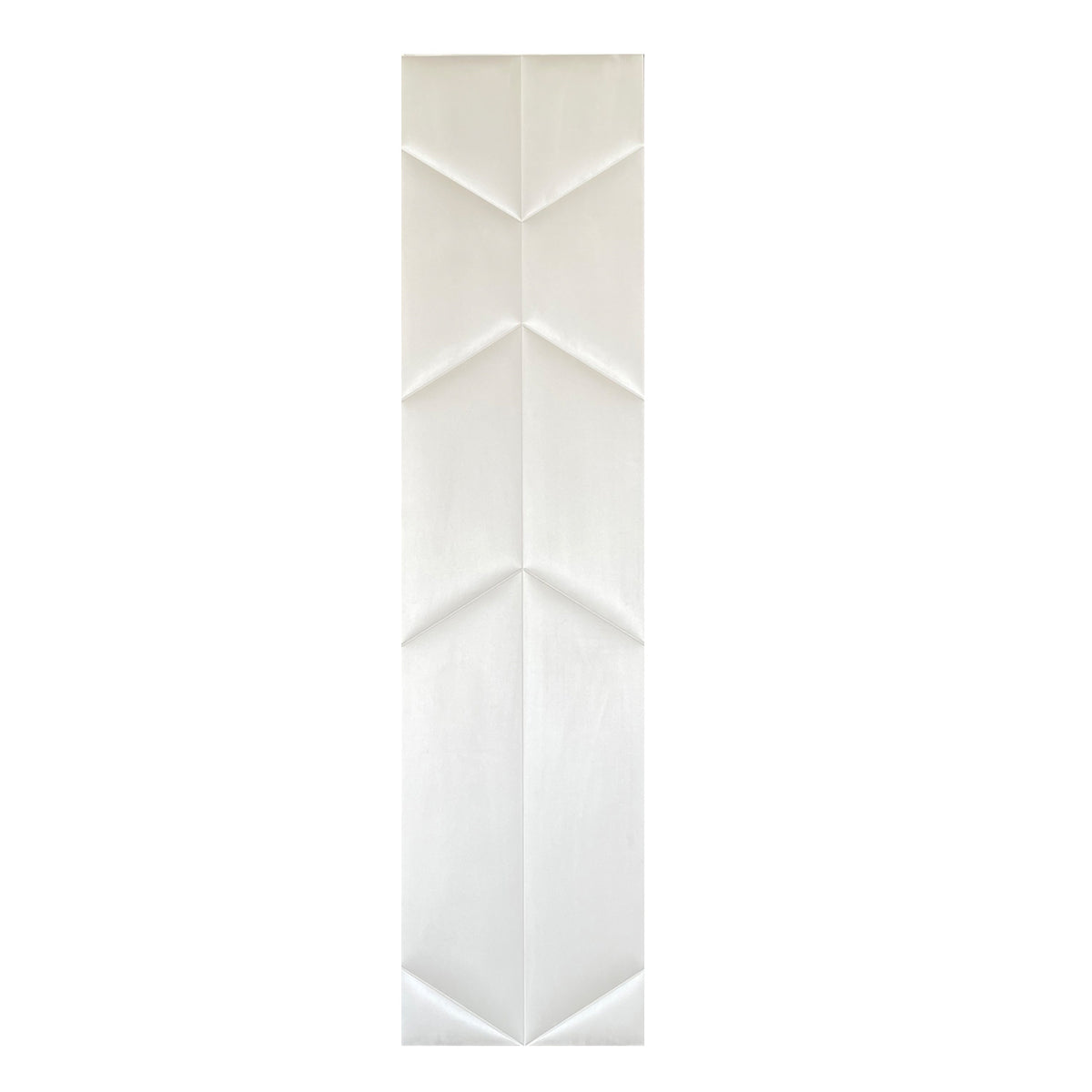 BRITWALL UrbanEdge Self Adhesive Wall Panel Ivory Silk Decorative Feature Wall Panel Interior Cladding 600x2400x25mm - Pack of 2