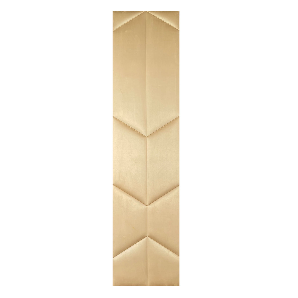 BRITWALL UrbanEdge Self Adhesive Wall Panel Suede Gold Decorative Feature Wall Panel Interior Cladding 600x2400x25mm - Pack of 2