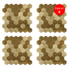 Large Luxe Gold Hexastyle
