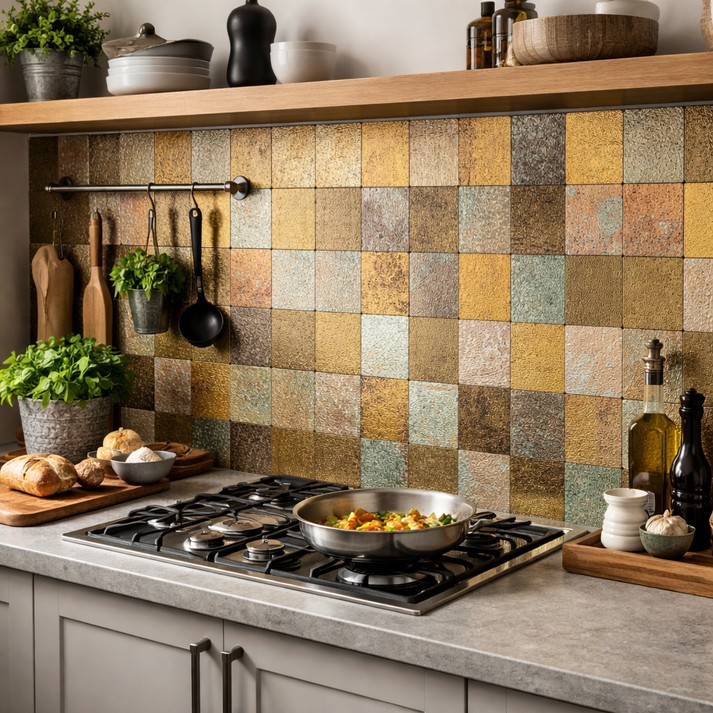 Metallic Splashbacks