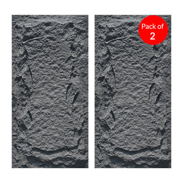 Black Slate Rock Hard PU Wall Panel (Pack of 2)