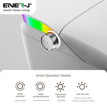 HygienePro Smart Toilet for Low Water Pressure – Floor Mounted