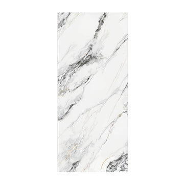 Premium High-Gloss Marble SPC Panels – Seamless 3-Piece Continuity | 1220 x 2440 x 4mm (Pack of 3)