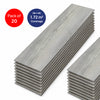 1.72 Sq Meter Coverage, Wood Embossed 625 x 125 mm, 6mm Thickness, Waterproof Click Lock Flooring