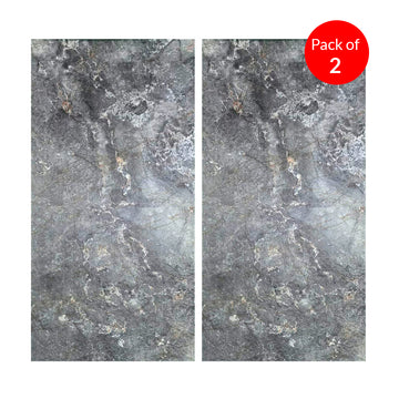 Charcoal-Toned Flexible Landscape Marble Sheet (Pack of 2)