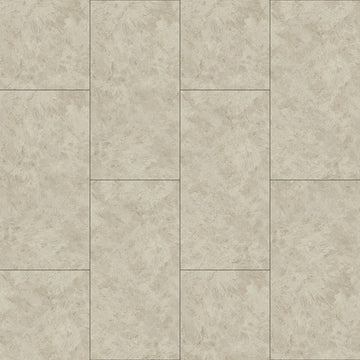 Britwall Pack of 10 Sandstone SPC Tile Flooring 620 x 310mm – 1.92m² Coverage Warm Cream Waterproof Click Lock Vinyl Tiles
