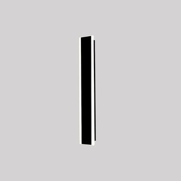 Outdoor Acrylic Black Wall Lights, 60 x 8 cms, 12W Waterproof, IP44, Warm White