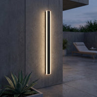 100cm Modern Acrylic Outdoor Wall Light – IP65 Waterproof, Dimmable with Remote (24W)