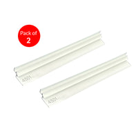 Aluminium Internal Corner Line Trims for 4mm SPC Wall Panels (Pack of 2)‚ White