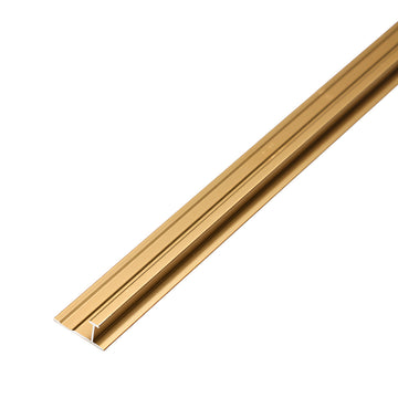 I-Bar Aluminium Trims for 8mm Charcoal boards, Gold (Pack of 2)