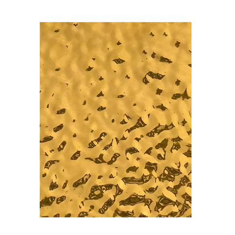 Wave-Pattern Metallic Finish WPC Boards (2.44m x 1.22m x 5mm) for Modern Interiors, Gold Pack of 3