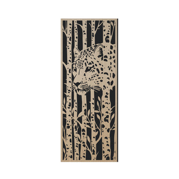 Britwall Acoustic Wall Panel Noise Reducing Oak with Tiger Linear Slatted Interior Panel 2400x600mm - Pack of 2