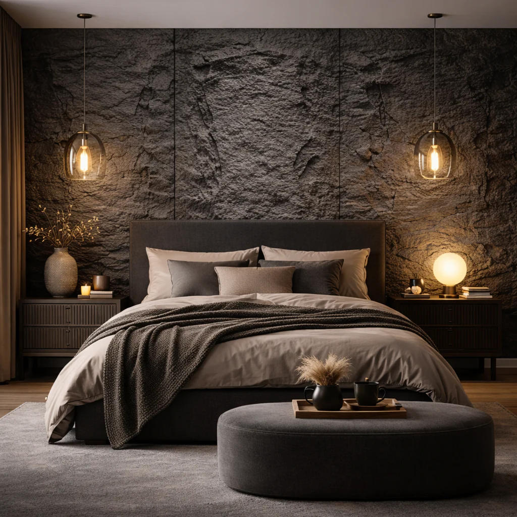 Britwall Black Slate Rock Hard PU Wall Panel – 1200 x 600 mm | Lightweight, Waterproof & Realistic Slate Finish Pack of 2