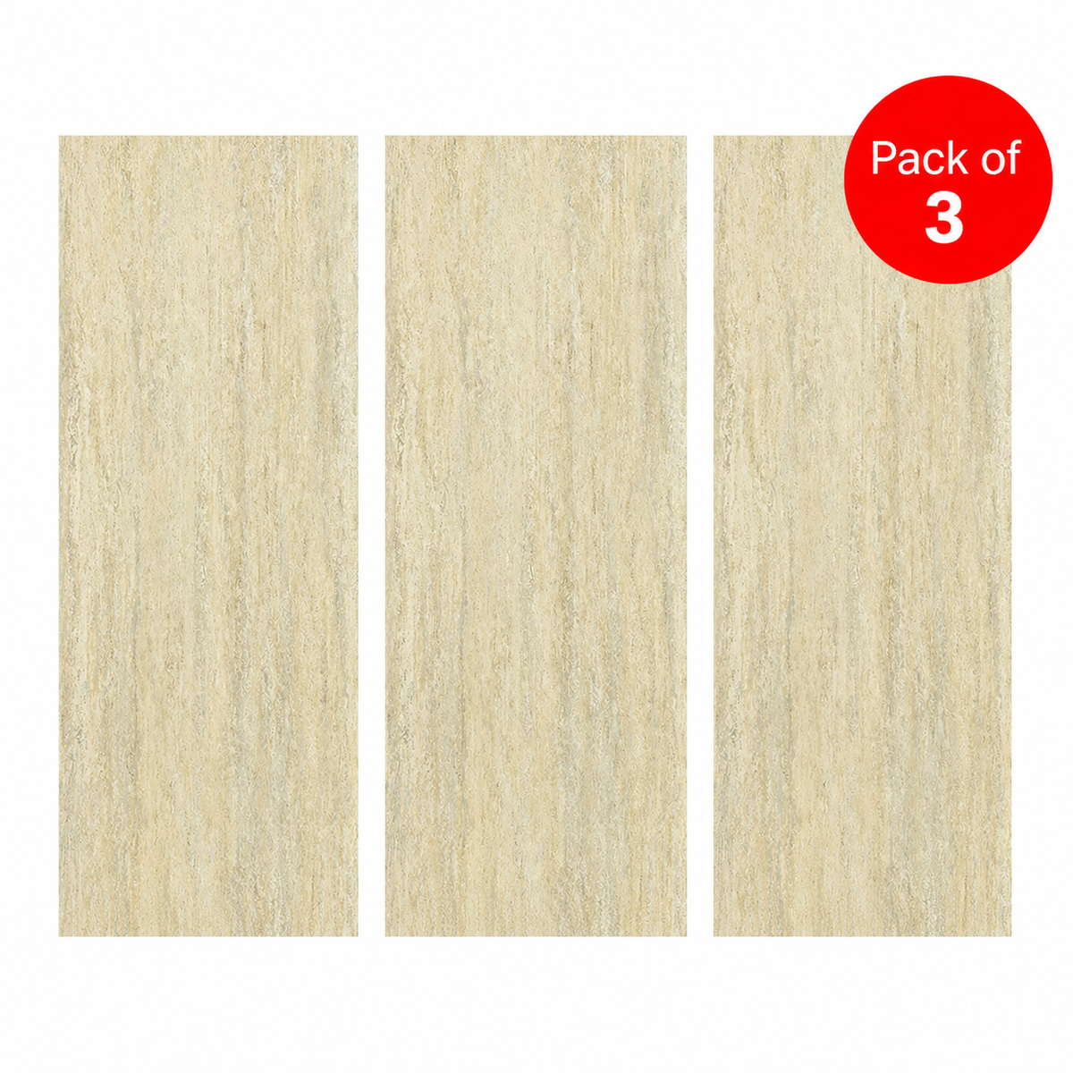 Britwall SPC waterproof Coral Sand Stone matt wall panels 2400x1200x4mm, pack of 3