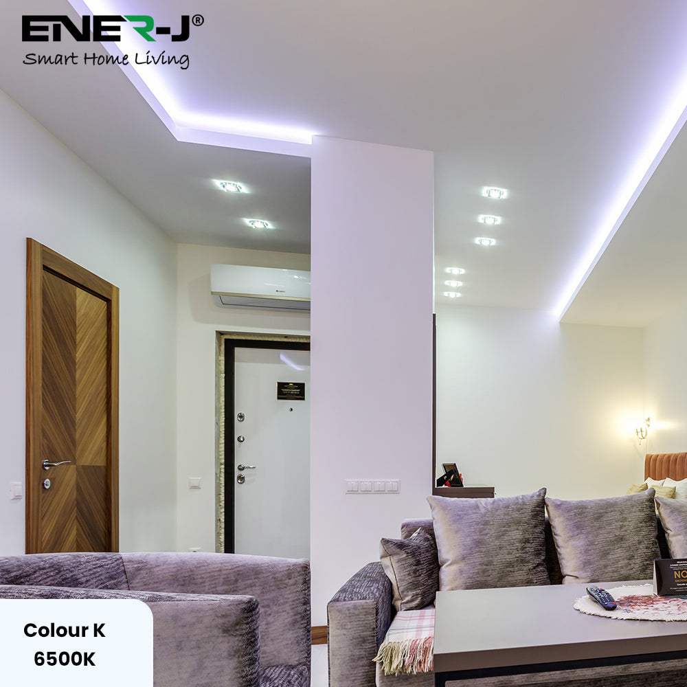 24V COB LED Strip Lights 30 Meters Reel with 480 LEDs/M, 12W/M, 1200lm/M, CRI 90-92, 6500K, IP68